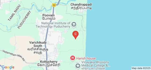 RVS College of Arts and Science, Karaikal Map