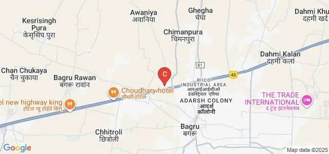 Sanskar Bharti PG College, Bagru Map