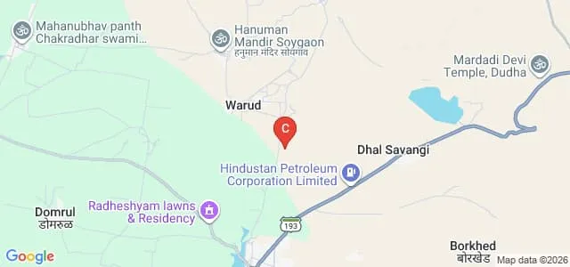 Dnyandevrao Bapu Dandge College, Buldhana Map