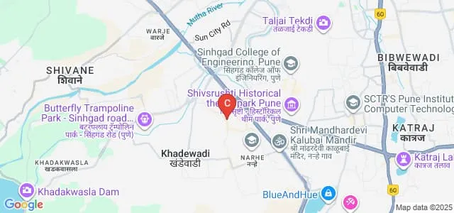 Sinhgad College of Nursing, Pune Map