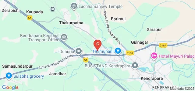 Dinabandhu Sahu Law College, Kendrapara Map