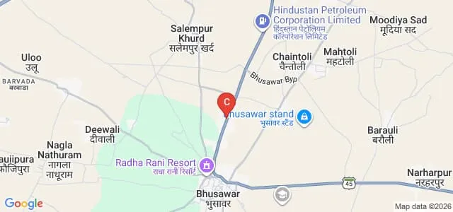 Arya Mahila Vidyapeeth Shiksha Sankul, Bharatpur Map
