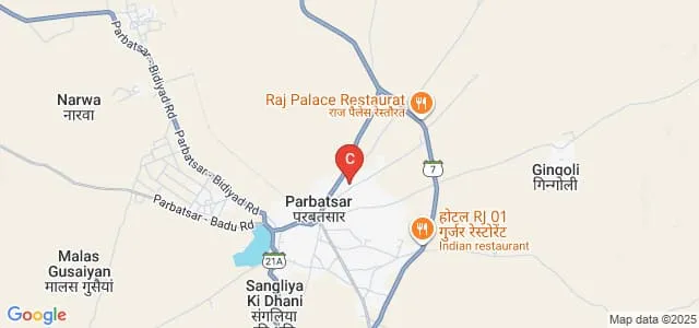 Government College, Parbatsar Map