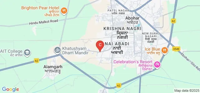 Bankey Bihari College of Pharmacy, Abohar Map
