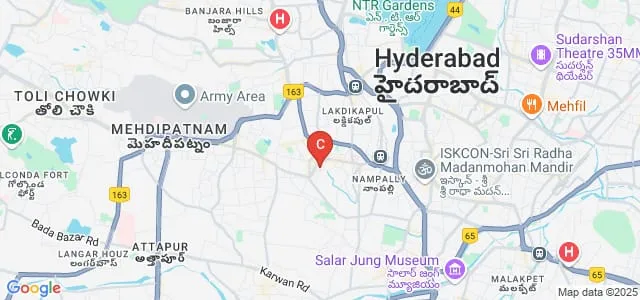 Anwarul Uloom College, Hyderabad Map