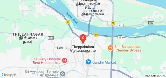 Shrimati Indira Gandhi College, Tiruchirappalli Map