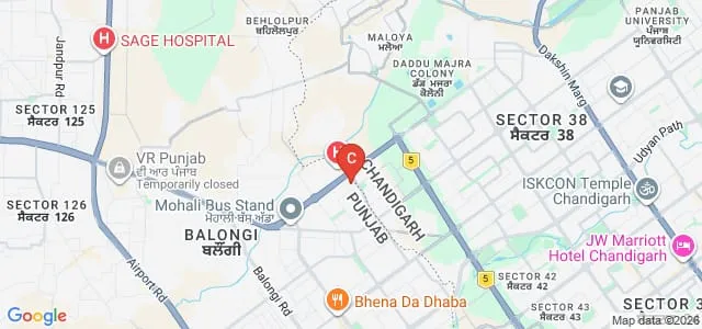 Government College, Mohali Map