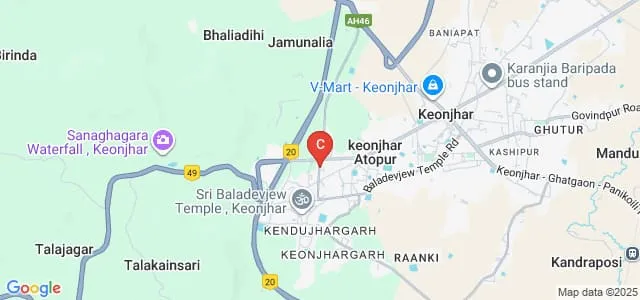 Government College of Engineering, Keonjhar Map