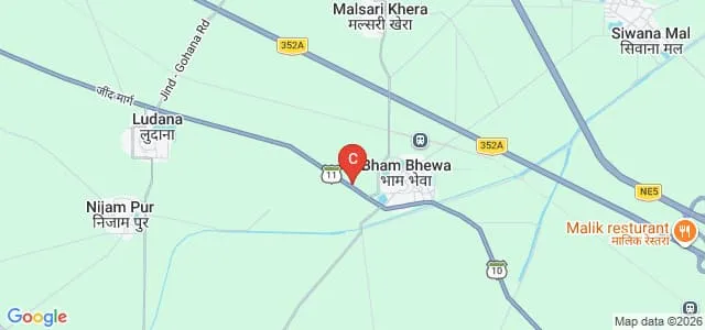 Arya College of Education, Jind Map