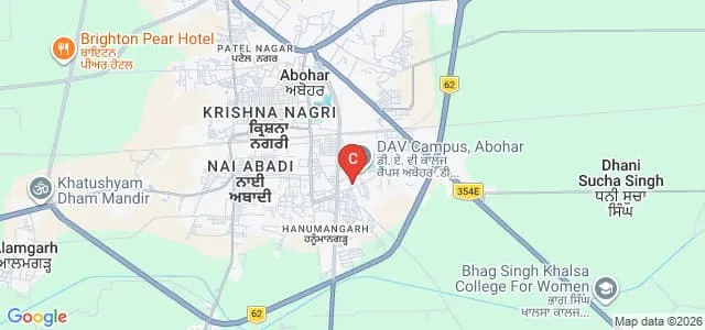 DAV College of Education, Abohar Map