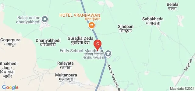 Shriji Institute of Nursing Sciences, Mandsaur Map