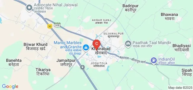 BCM College of Nursing, Sitapur Map