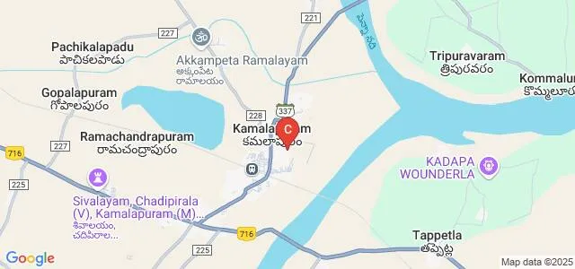 CSSR and SRRM Degree and PG College, Kamalapuram Map