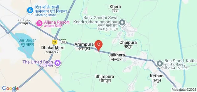 College of Agriculture, Ummedganj, Kota Map