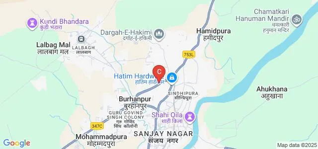 Thakur Shivkumarsingh Memorial Polytechnic College, Burhanpur Map
