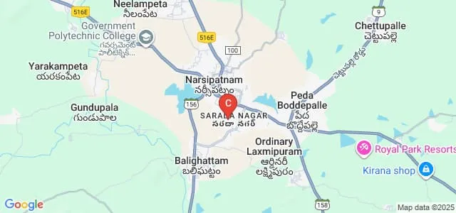 Rishi Agriculture Polytechnic College, Narsipatnam Map