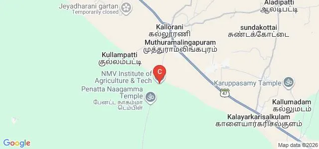NMV Institute of Agriculture, Research and Technology, NMV University, Chennai Map