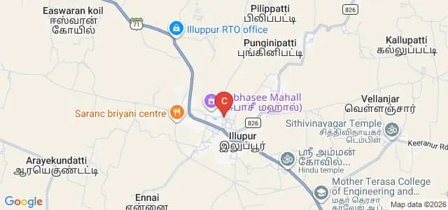Mother Teresa College of Education, Mettusalai Map