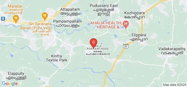Chathamkulam Institute of Research and Advanced Studies, Palakkad Map