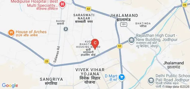 Gomi Devi Women Teachers Training College, Jodhpur Map