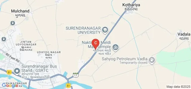 CU Shah College of Pharmacy and Research, Wadhwan Map