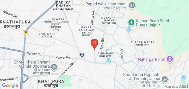 Shri Bhawani Niketan Mahila PG Mahavidyalaya, Jaipur Map