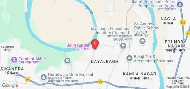 Pushpanjali College of Nursing, Agra Map