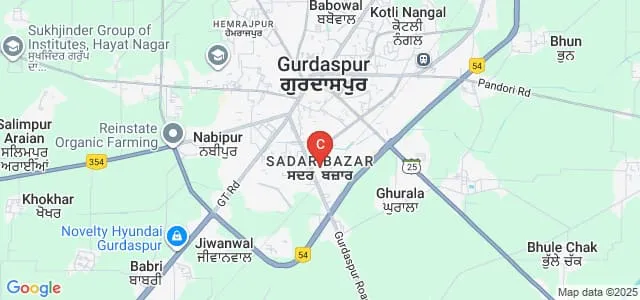 S Sukhjinder Singh Engineering and Technology College, Gurdaspur Map