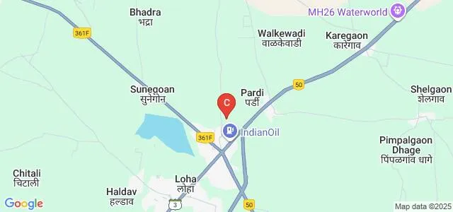 DK Patil Institute of Pharmacy, Nanded Map