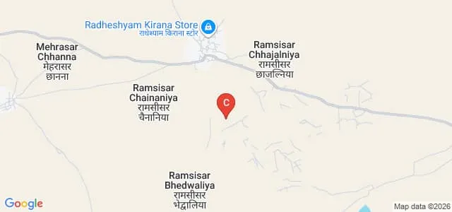 Modern TT Girls College, Churu Map