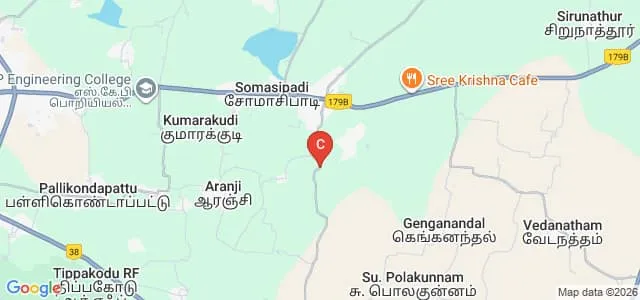Al-Ameen School of Nursing, Tiruvannamalai Map