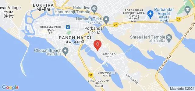 Shree Swaminarayan Institute of Management and IT, Porbandar Map
