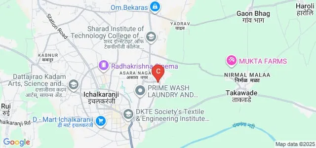 DKTE Society's Yashwantrao Chavan Polytechnic, Ichalkaranji Map