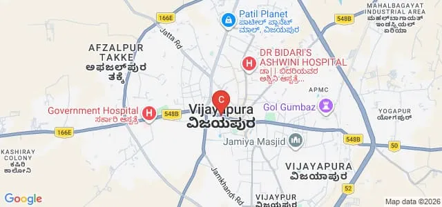 Shree Jagajyoti Basaveshwar Vidyavardhak B Ed College, Vijayapura Map