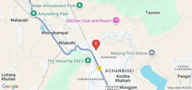 CMC College of Nursing, Manipur Map