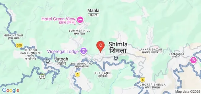 University Institute of Legal Studies, Himachal Pradesh University, Shimla Map