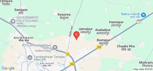 Shri Ram Autar Singh Mahavidyalaya, Fatehpur Map