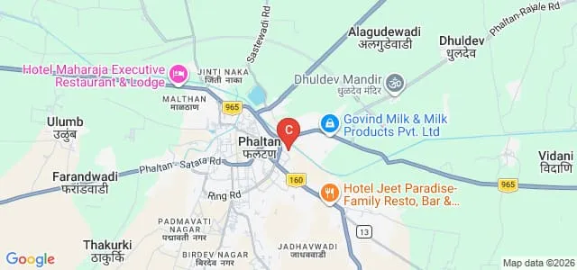 Sou Venutai Chavan Pharmacy College, Phaltan Map