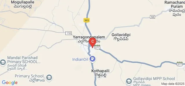 Sri Gowthami Degree College, Yerragondapalem Map