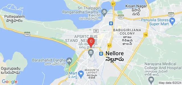 Sri Venkateswara Degree, Nellore Map