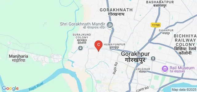 MP Mahila Mahavidyalaya, Gorakhpur Map
