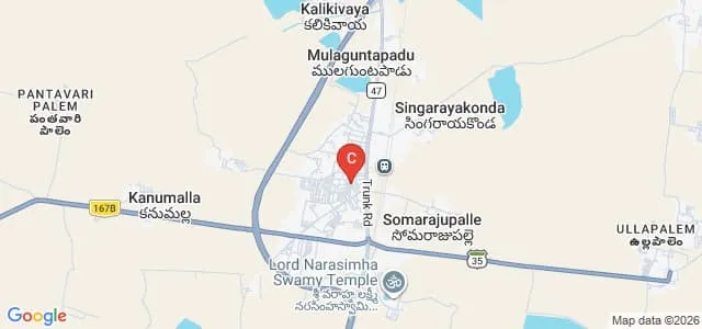 Amrutha College of Education, Singarayakonda Map