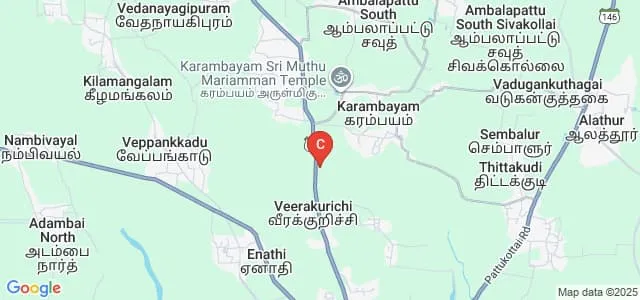 Meenakshi Chandrasekaran College of Arts and Science, Pattukkottai Map