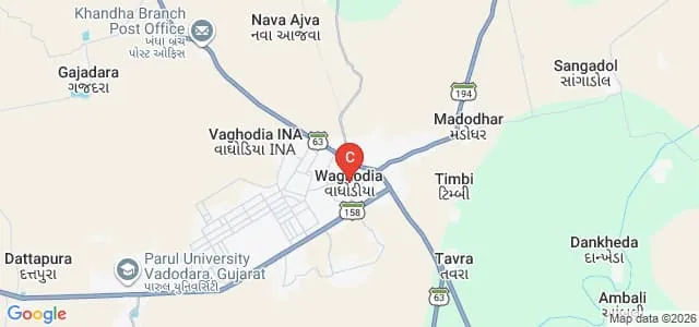 Parul Institute of Fine Arts, Vadodara Map
