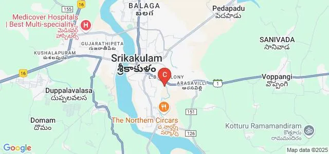 Geetam Degree College, Srikakulam Map