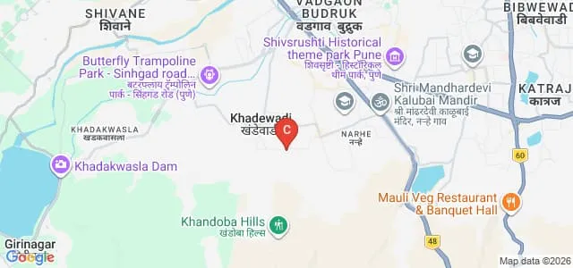 Dhareshwar College of Education, Pune Map