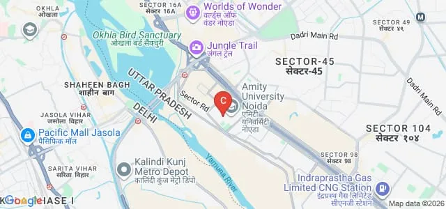 Amity Business School, Noida Map