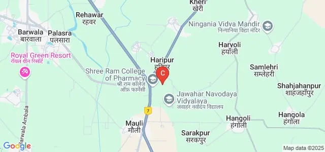 Shree Ram College of Pharmacy, Panchkula Map