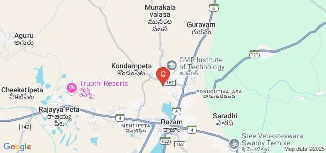 Sri GCSR College, Rajam Map
