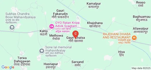 Fatima Degree College, Hardoi Map